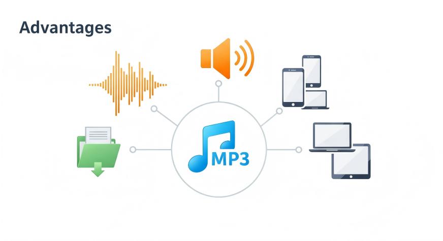 ilustração do passo 3: baixando o arquivo de áudio MP3 convertido